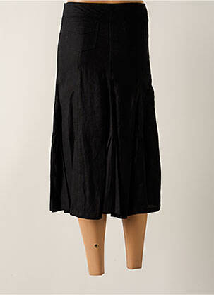 Jupe mi-longue taille à pinces noir GERARD DAREL femme