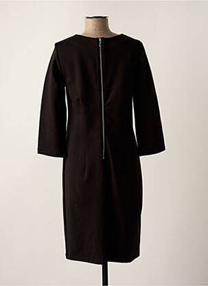 Robe mi-longue manches 3/4 manches 3/4 noir C'EST BEAU LA VIE femme
