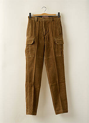 Pantalon cargo stretch taille haute marron MARLBORO CLASSICS homme