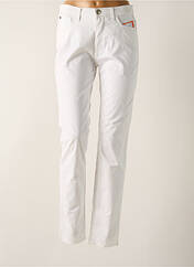 Pantalon slim blanc TRUSSARDI JEANS pour femme seconde vue