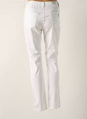 Pantalon slim blanc TRUSSARDI JEANS pour femme seconde vue