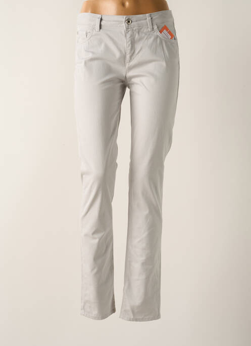 Jeans coupe slim gris TRUSSARDI JEANS pour femme