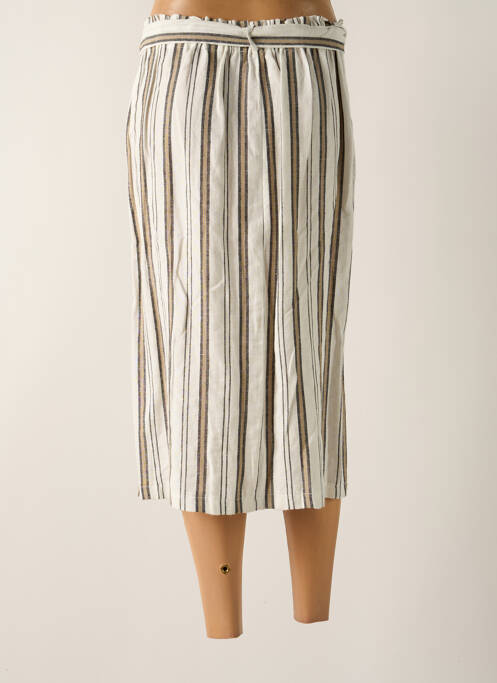 Jupe mi-longue blanc SIGNE NATURE pour femme