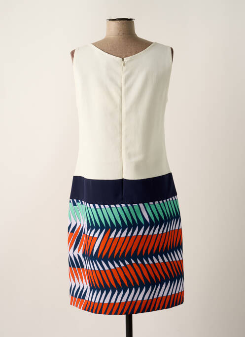 Robe mi-longue beige BLEU BLANC ROUGE pour femme