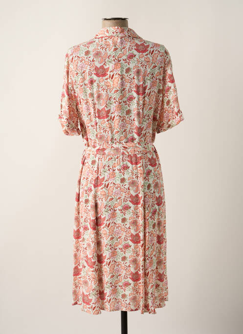 Robe mi-longue rose C'EST BEAU LA VIE pour femme