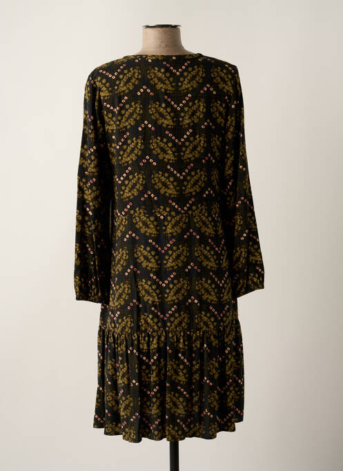 Robe mi-longue vert SIGNE NATURE pour femme