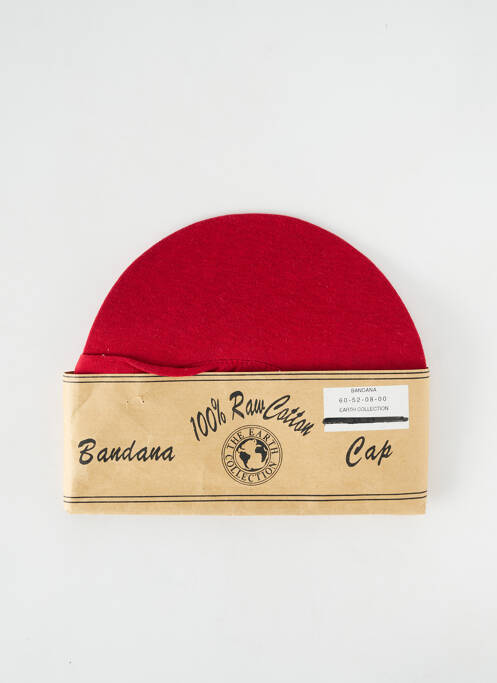 Casquette rouge THE EARTH COLLECTION pour homme