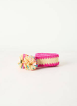 Ceinture fermeture crochet rose DES PETITS HAUTS femme