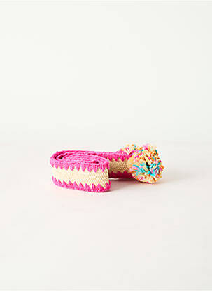 Ceinture fermeture crochet rose DES PETITS HAUTS femme