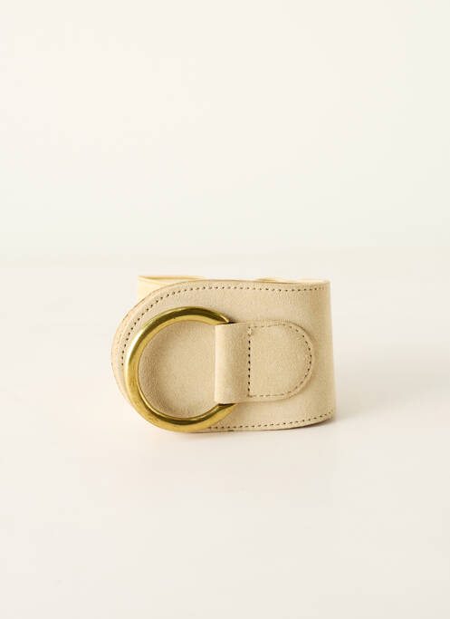 Ceinture beige SIGNE NATURE pour femme