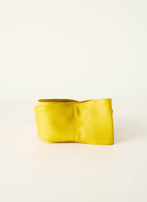 Ceinture jaune LA FEE MARABOUTEE pour femme