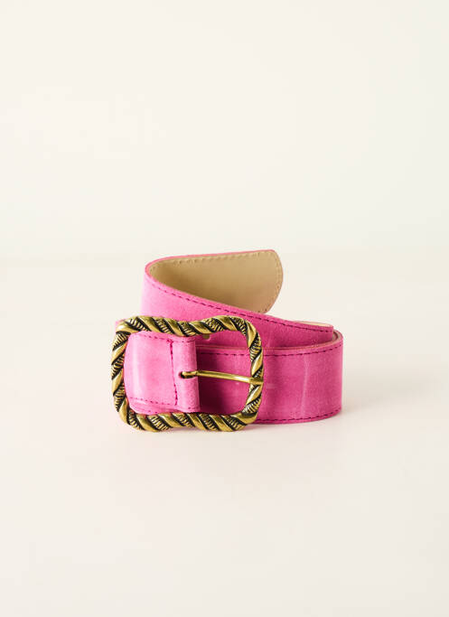 Ceinture rose SIGNE NATURE pour femme