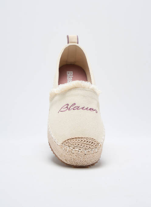Espadrilles beige BLAUER pour femme