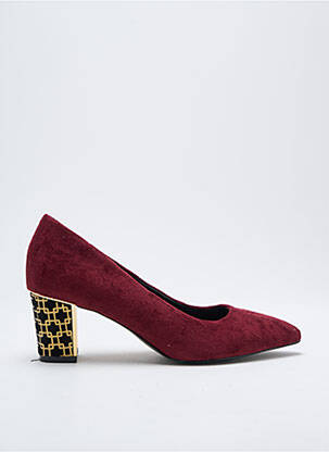 Escarpins talon bottier talon de 4 à 6cm violet METAMORF'OSE femme