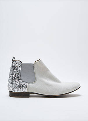 Bottines/boots talon bas talon plat jusqu'à 3cm argent AXELL femme