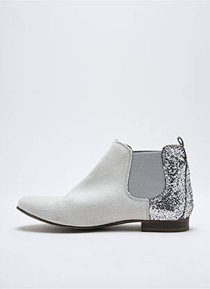 Bottines/boots talon bas talon plat jusqu'à 3cm argent AXELL femme