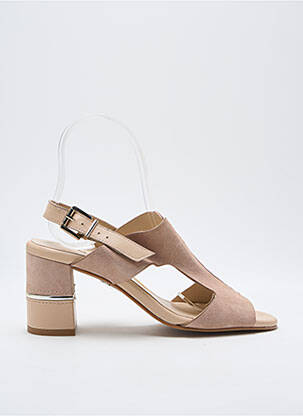 Sandales/nu pieds talon bottier talon de 4 à 6cm beige CARDENAL femme