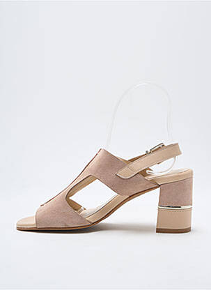 Sandales/nu pieds talon bottier talon de 4 à 6cm beige CARDENAL femme
