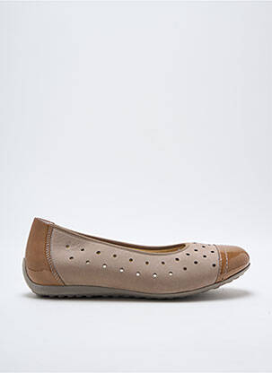 Ballerines semelle amovible talon plat jusqu'à 3cm marron SEMLER femme