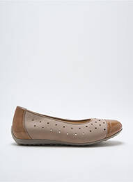 Ballerines semelle amovible talon plat jusqu'à 3cm marron SEMLER femme