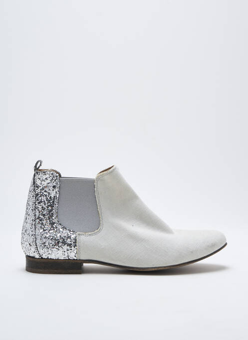 Bottines/boots talon bas talon plat jusqu'à 3cm argent AXELL femme