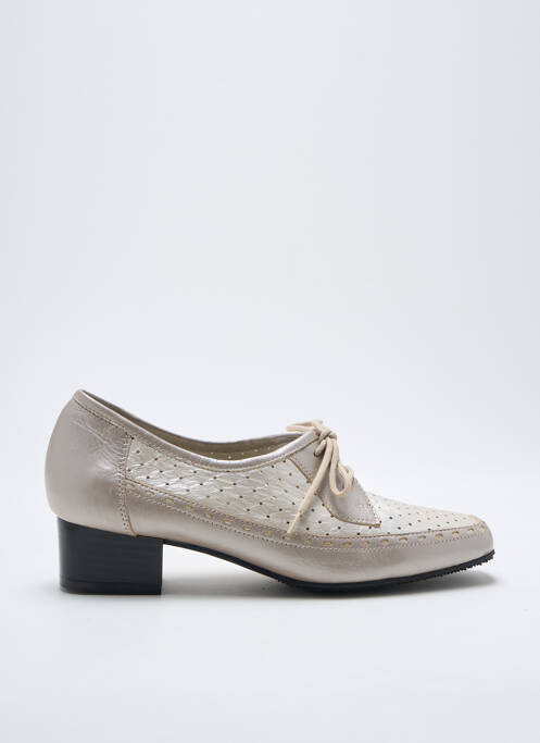 Derbies beige ALEXANDRIA pour femme