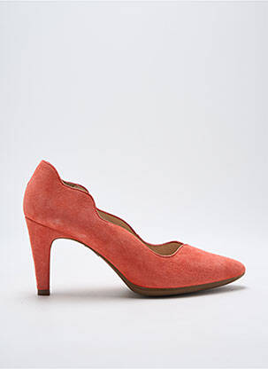 Escarpins nubuck talon de 4 à 6cm orange WONDERS femme