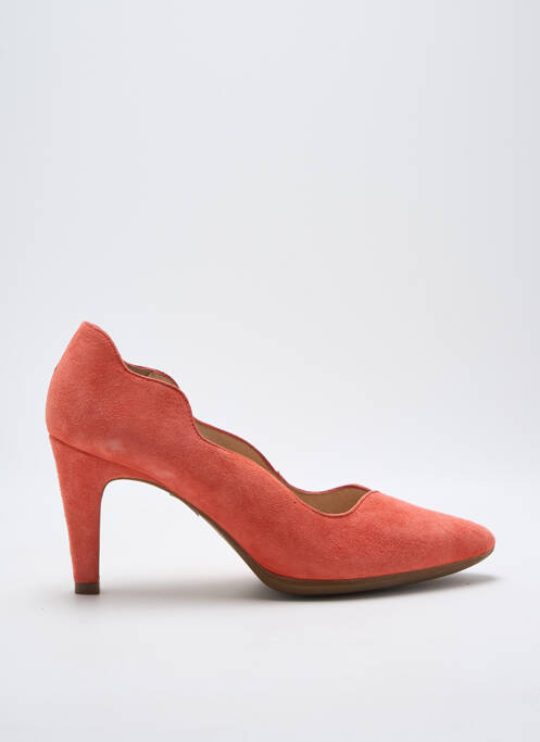 Escarpins nubuck talon de 4 à 6cm orange WONDERS femme