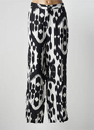 Pantalon droit taille haute taille haute noir STREET ONE femme