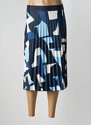 Jupe mi-longue coupe évasée bleu STREET ONE femme