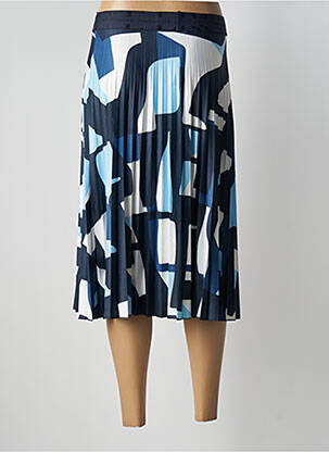 Jupe mi-longue coupe évasée bleu STREET ONE femme