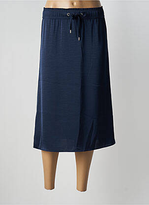 Jupe mi-longue taille haute bleu STREET ONE femme