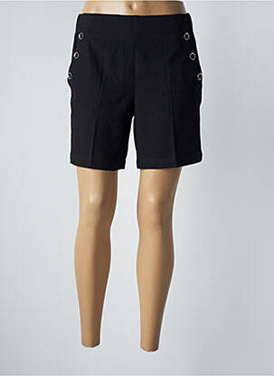 Short coupe droite taille haute noir STREET ONE femme