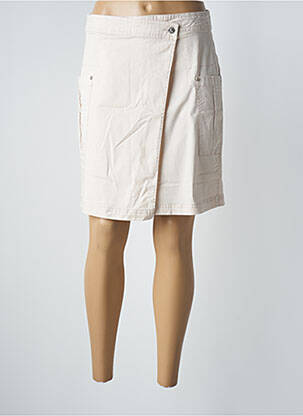 Jupe courte poches beige STREET ONE femme