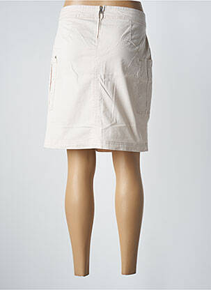 Jupe courte poches beige STREET ONE femme