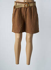 Short marron GEISHA pour femme seconde vue