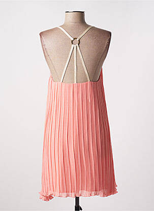 Robe mi-longue coupe fluide sans manche rose NEKANE femme