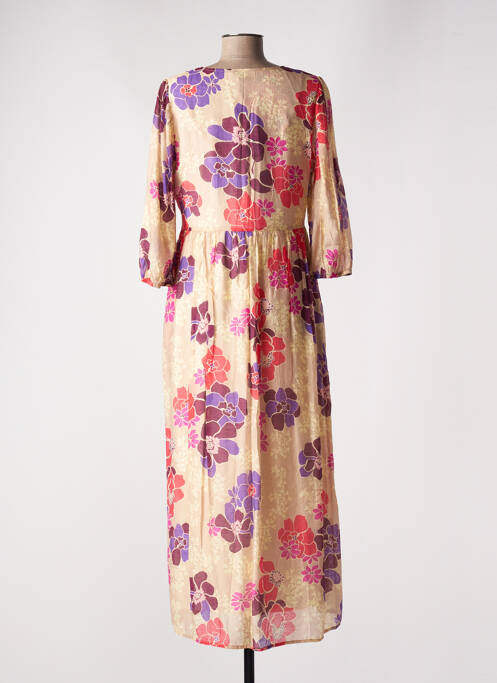 Robe longue beige GEISHA pour femme