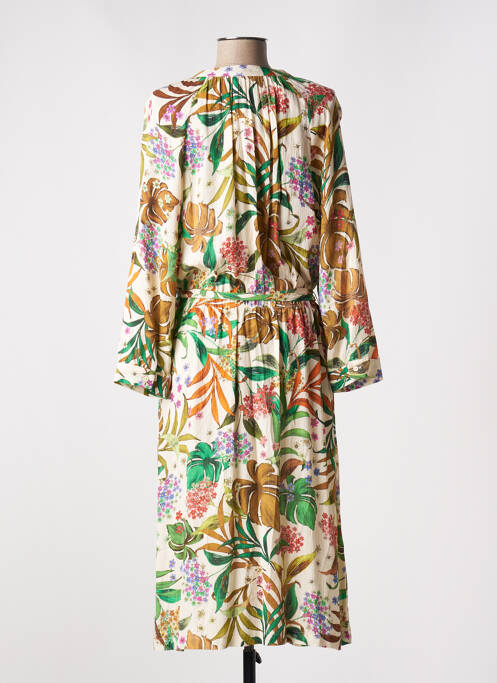 Robe longue beige GEISHA pour femme