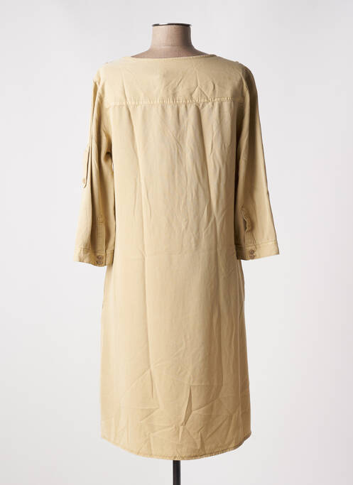Robe mi-longue beige GEISHA femme