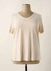 T-shirt beige STREET ONE pour femme seconde vue