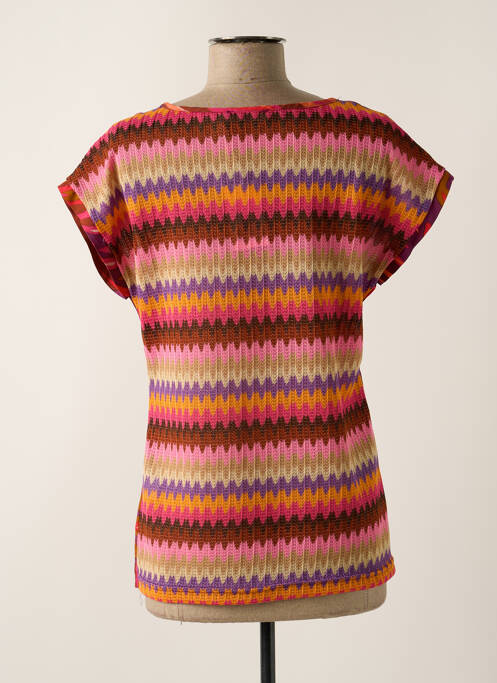 Top marron GEISHA pour femme