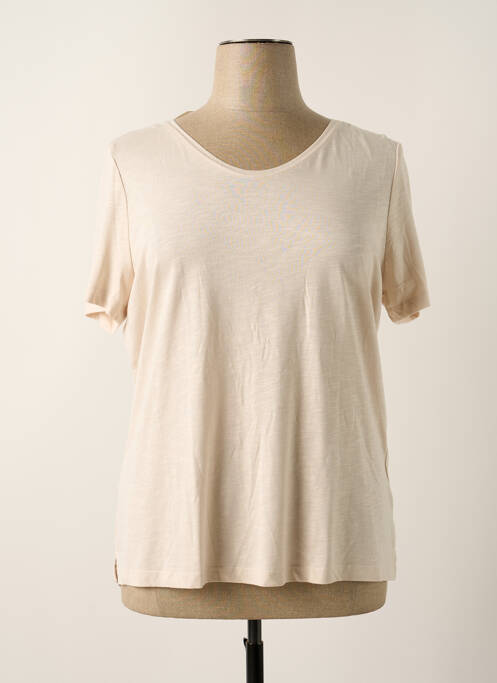 T-shirt beige STREET ONE pour femme