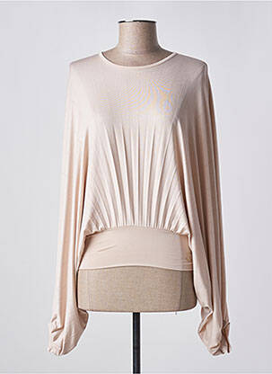Top stretch manches longues rose RELISH femme
