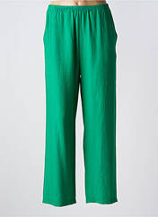 Pantalon droit vert FRANCK ANNA pour femme seconde vue