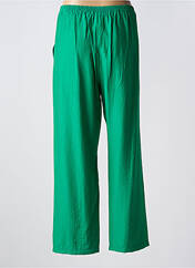 Pantalon droit vert FRANCK ANNA pour femme seconde vue