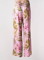 Pantalon large rose LES BLONDINETTES pour femme seconde vue