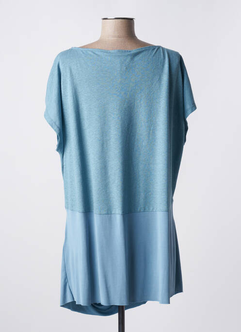 Tunique manches courtes bleu OZAI N KU pour femme