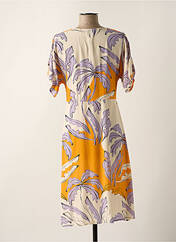Robe mi-longue orange SCORZZO pour femme seconde vue