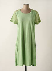 Robe mi-longue vert TRANQUILLO pour femme seconde vue